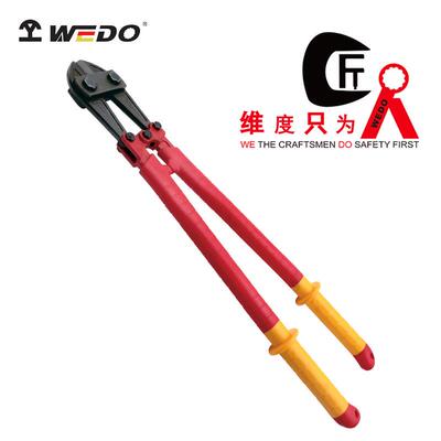 WEDO维度注塑双色绝缘双手断线钳绝缘耐压1000V绝缘VDE认证GS认证