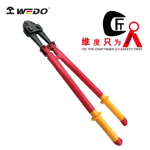 WEDO维度注塑双色绝缘双手断线钳绝缘耐压1000V绝缘VDE认证GS认证