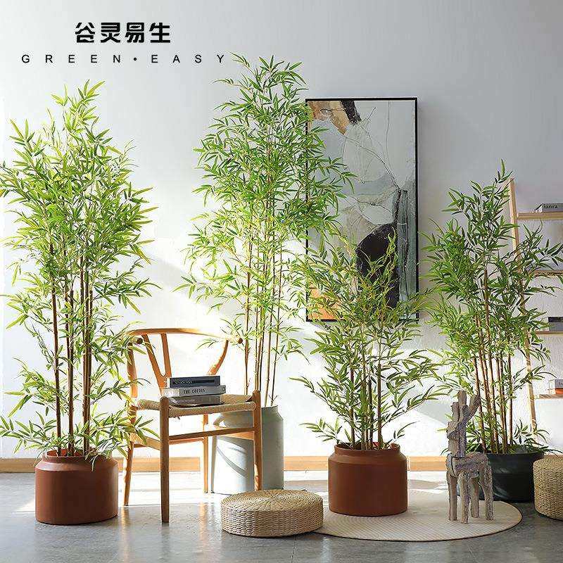 民宿仿真竹子假植物室内装饰酒店造景新中式竹子客厅卧室盆栽,鲜花速递/花卉仿真/绿植园艺,割草机/草坪机,淘宝优惠券,粉丝福利购,淘宝优惠卷