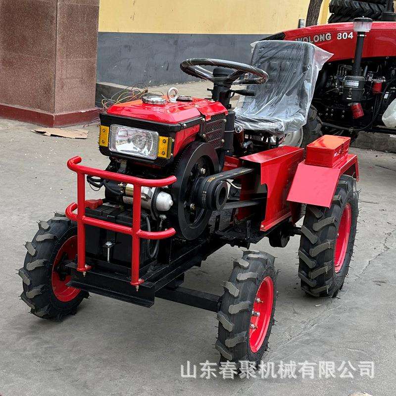 小型拖拉机 18马力园林打理耕地播种运输施肥微型四轮拖拉机