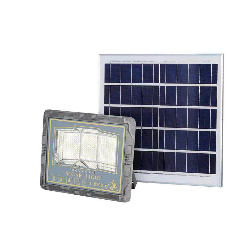 跨境太阳能投光灯户外超亮大功率便携式照明灯家用新农村路灯工厂