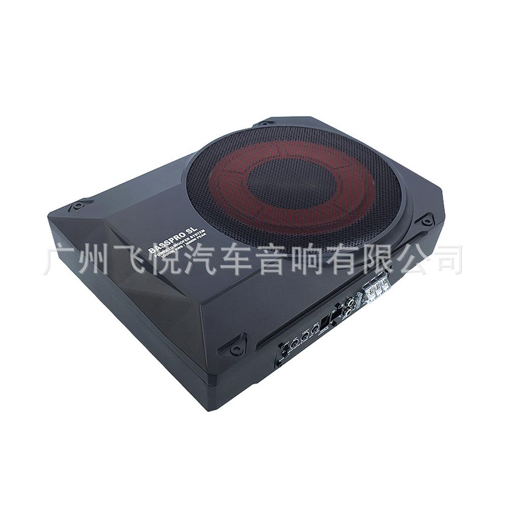 厂家直销大功率12v10寸超薄炮超重低音纯重低音有源音响改装
