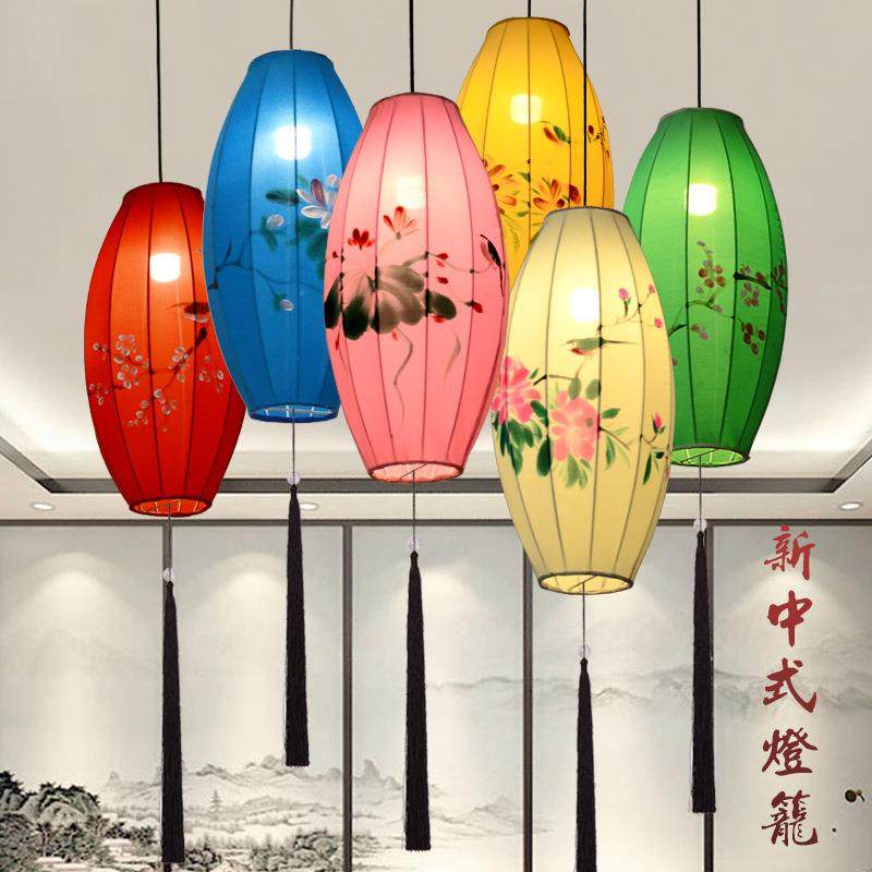 古风灯笼布艺古典手绘中国风橄榄室外饭店商场挂装饰仿古手工,鲜花速递/花卉仿真/绿植园艺,割草机/草坪机,淘宝优惠券,粉丝福利购,淘宝优惠卷
