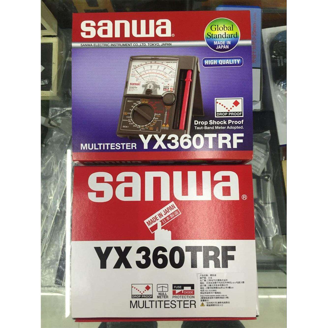 三和SANWA YX360TRF/YX-360TRF指针万用表 防跌落零位中心
