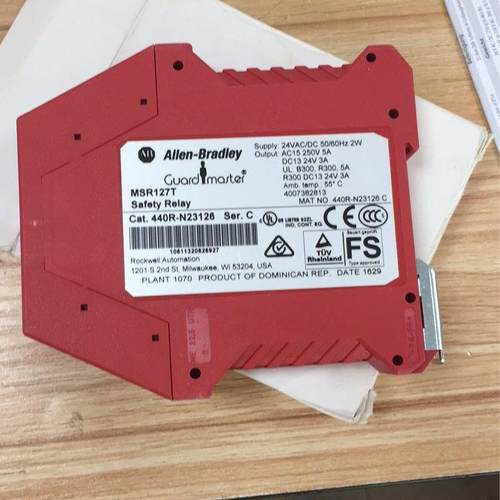 AB 安全继电器MSR127T MSR132E CR-P024DC1盾构机配件 现货库存