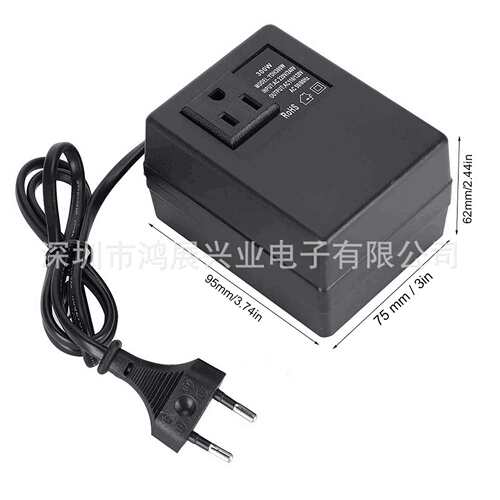 220V转110V 300W/350W欧规/美规电源110V转220V电压转换器变压器