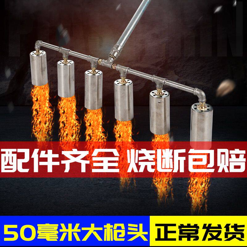 高温火焰除草机养殖场火焰消毒枪喷火枪多头四头液化煤气火焰枪猪