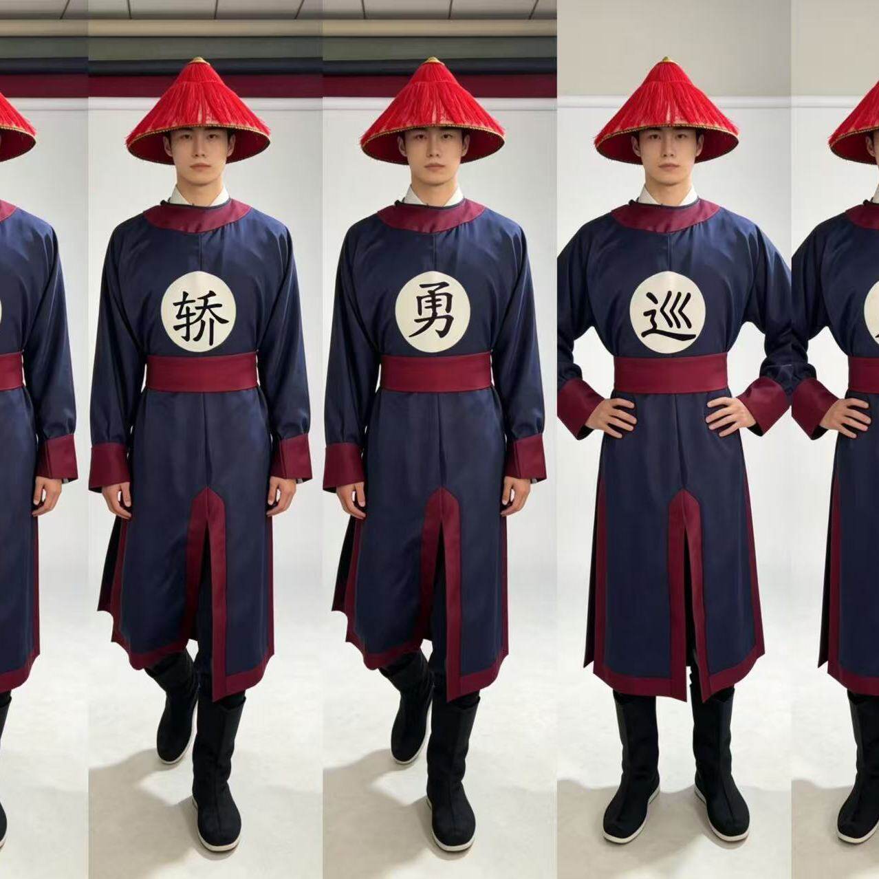 明朝古装热卖成人御前侍卫官差官兵服装衙役衙门宋朝捕快表演出服