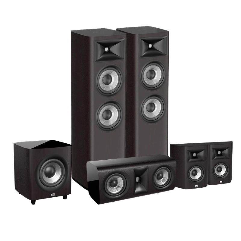 J.B.LSTUDIO680木质HIFI音箱落地式双6.5低音家庭影院音响套装