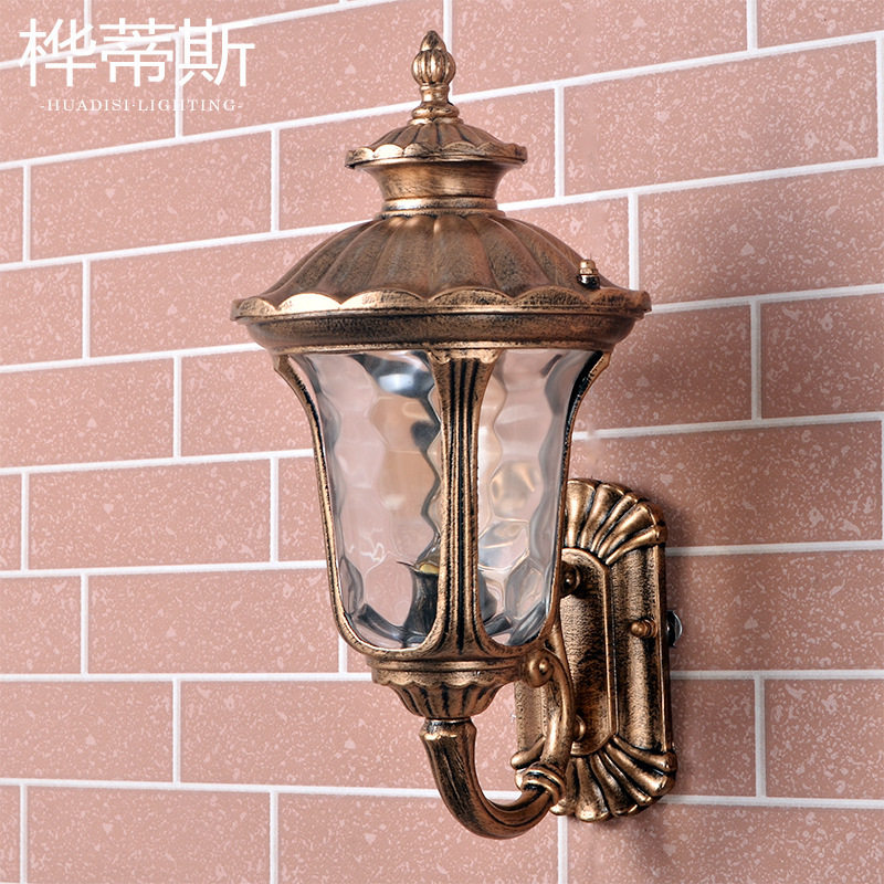 户外壁灯防水欧式室外阳台壁灯花园别墅庭院灯门灯外墙壁灯过道灯