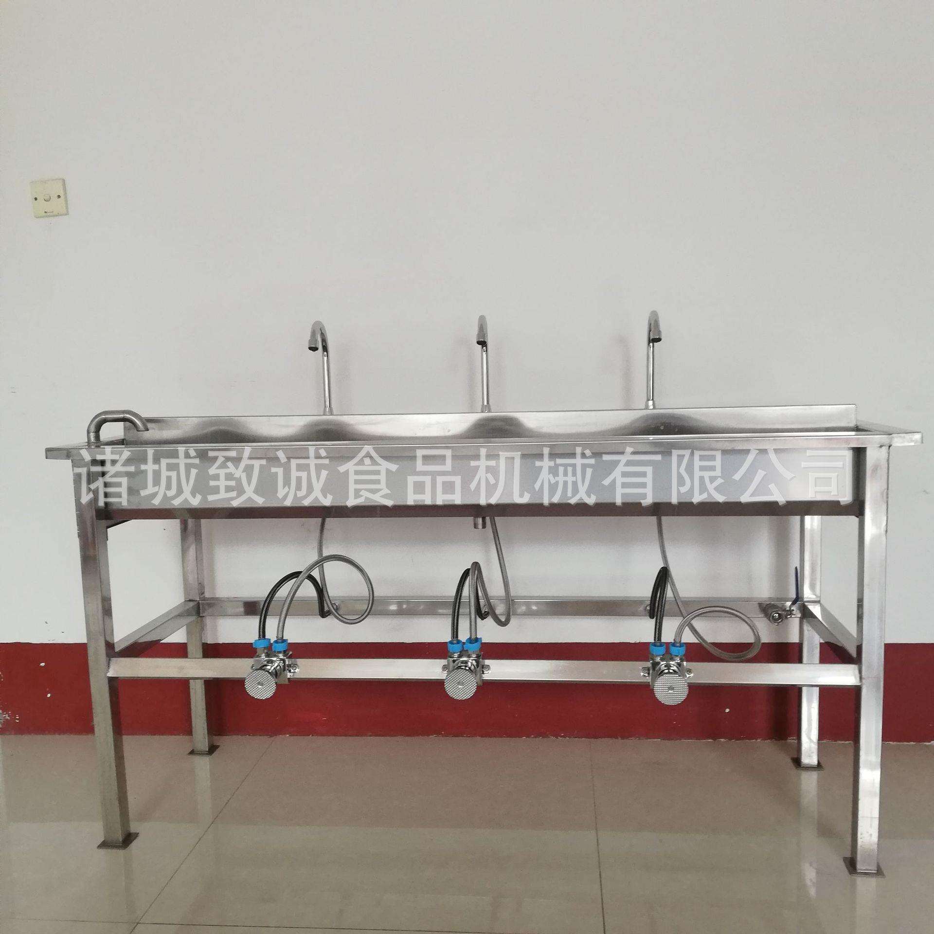 厂家供应各种不锈钢洗手池 幼儿园圆角洗漱槽 多人位洗手消毒池