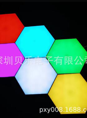 专BL-Q10七彩大尺寸量子灯跨境电商新款卧室书房门廊遥控触摸壁灯