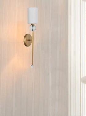 澳大利亚saa创意时尚轻奢壁灯客厅餐厅卧室过道楼梯金色水晶壁灯