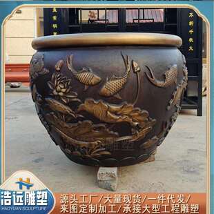 河北唐县铜缸，百福缸，铜大缸，招财缸，荷花缸，生产厂家