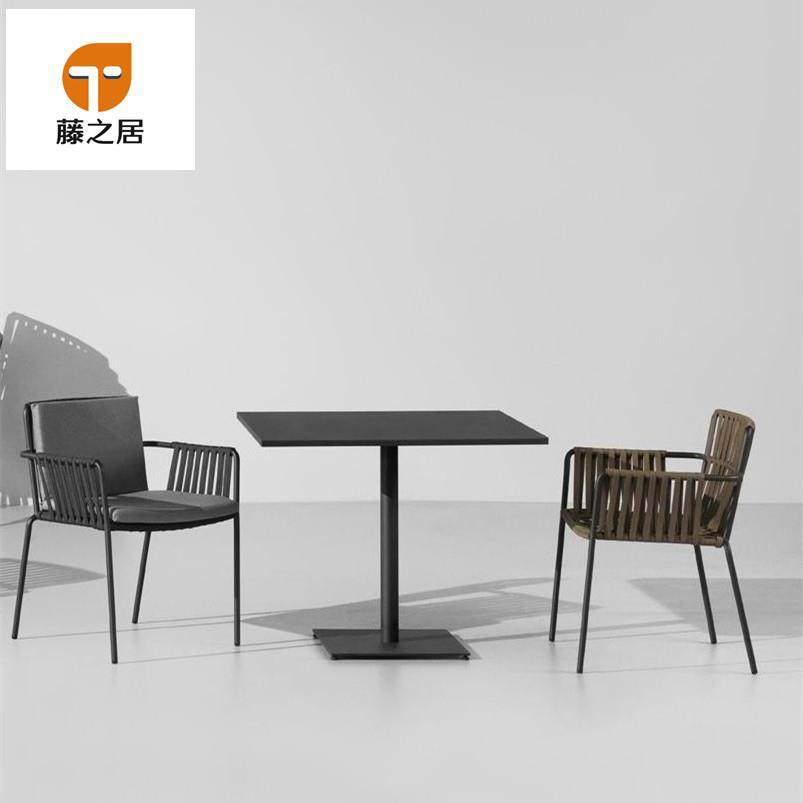 户外桌椅花园庭院别墅民宿酒店现代简约室外网红设计师藤编休闲椅,商业/办公家具,商用藤编家具,淘宝优惠券,粉丝福利购,淘宝优惠卷