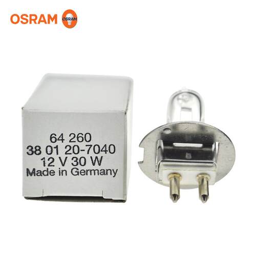 欧司朗OSRAM 64260 12V30W显微镜灯泡 蔡司裂隙灯灯泡 灯珠
