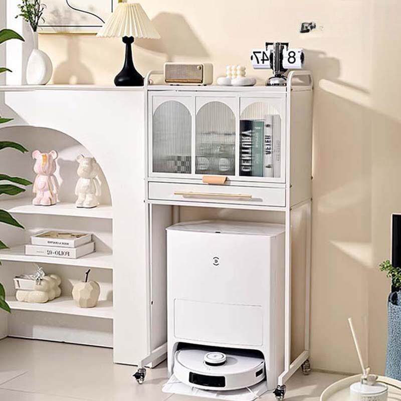 扫地机器人置物架洗地机收纳柜下空式石头云鲸追觅上方移动多层架