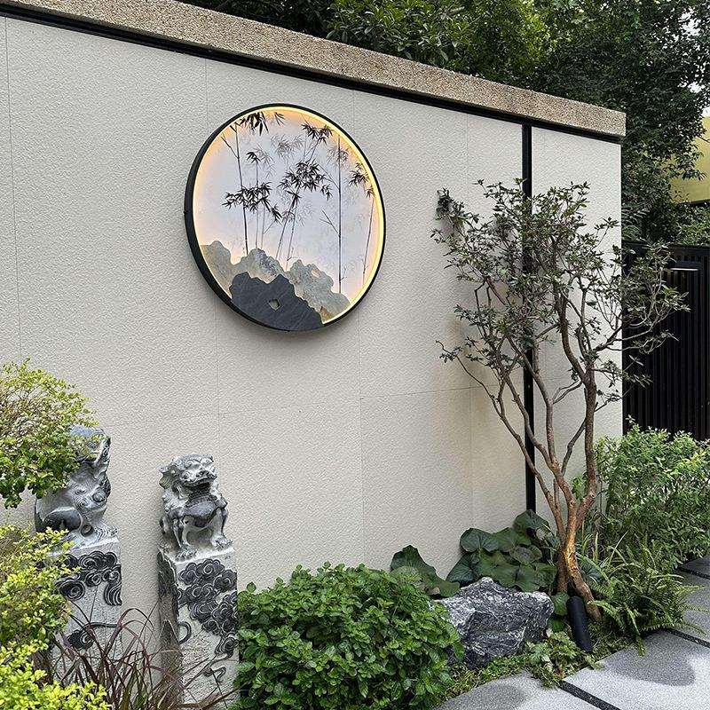 奶油白庭院幕墙砖600x1200奶油黄户外墙砖别墅院子地砖花园瓷砖