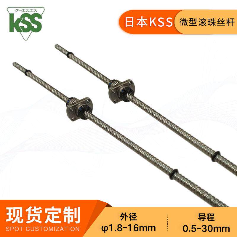 KSS微型滚珠丝杆SSRT0601不锈钢大头滚珠丝杠台阶型原厂现货