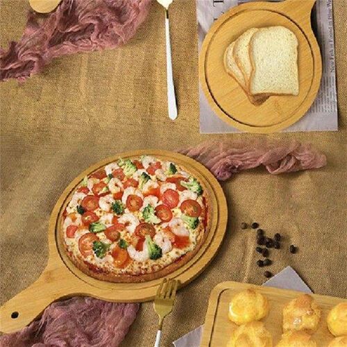 Pizza Tray Wooden Tray Round Household Internet Celebrity