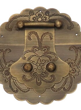 远儒铜雕中式仿古铜配件 樟木箱扣黄铜搭扣YRD00复古箱子五金件