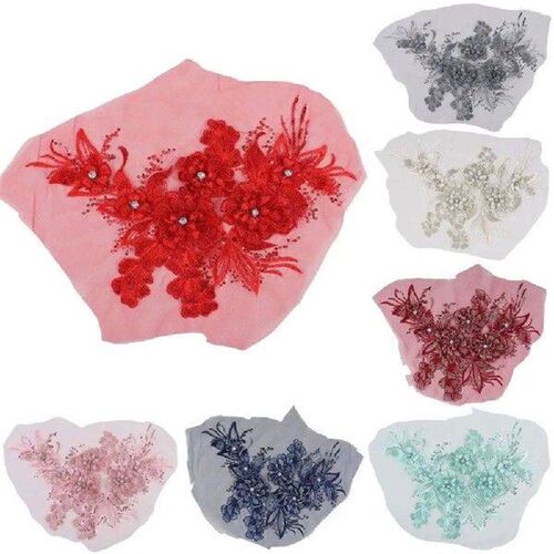 Sequins Flower Sequin Embroidery Sequined Embroidery
