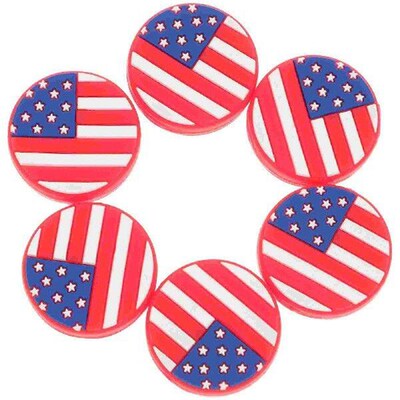 6 PCS Tennis Dampener Balls Racket Absorber Absorbers
