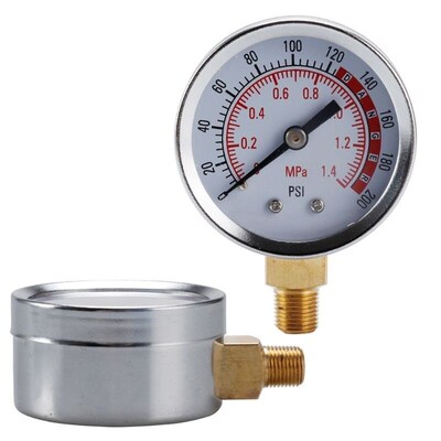 1PC 0-1.4mpa Air Pressure Gauge Replacement Kit  1/8 NPT  Bo