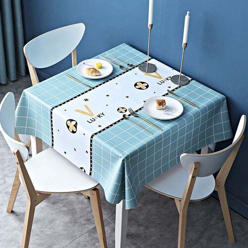 餐桌布 Tablecloth printed cotton linen table cloth rectangle