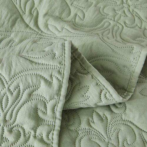 Spot Wash Cotton Bed ver Three-piece Set Quilted Cotton Bed