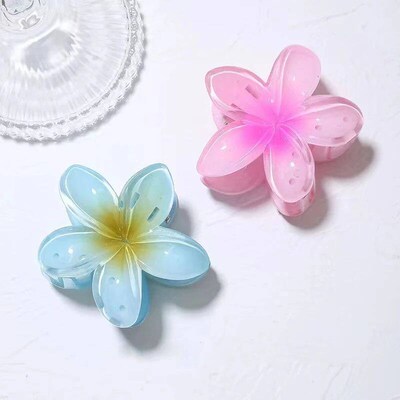 Muweordy Plumeria Hair Clips Flower Hair Claw Clip ndy Hair