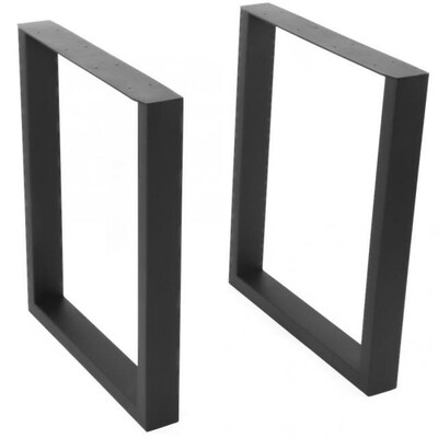 2PCS Table Legs Brackets Steel Industrial Desk Leg for Home