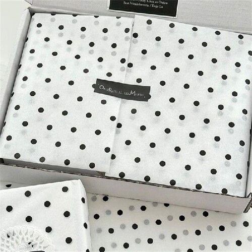 10 Sheets Black Polka Dot Sydney Paper Hand-Kneaded Paper