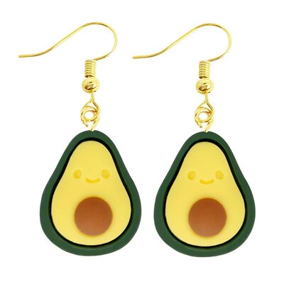 Women Earring Resin Drop Funny Custom Cute Girls Gift Eardro