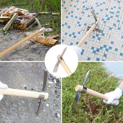 Stainless Steel Pickaxe Double Headed Pickaxe Outdoor