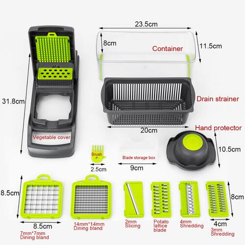 Vegetable Fruits Tool Potato Masher ricer Vegetable Mandolin