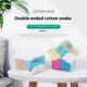 Double headed Sanitary Box Clean Color Swab 500Pcs Cotton