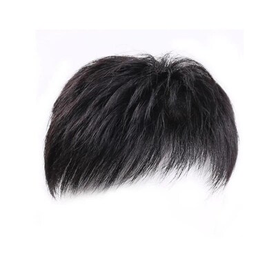 Wig Mens Short Hair Hair Inch Head Replacement Piece Simula