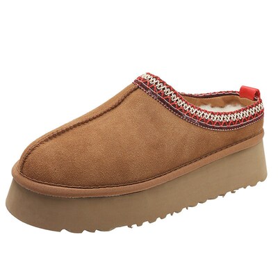 Lazy Shoes, Thick-soled Platform Wool Shoes, Wool Shoes For