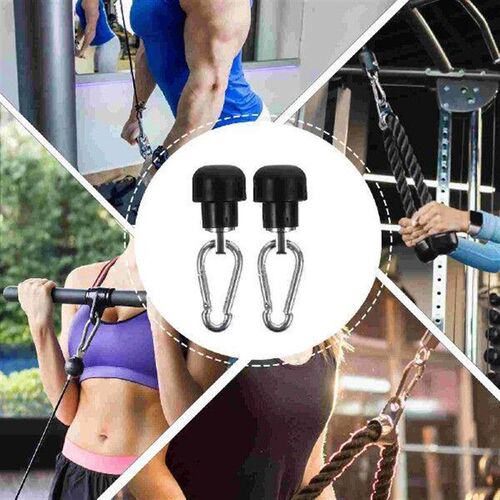 2 Sets Steel Wire Rope Terminal Adapter Snap Hook