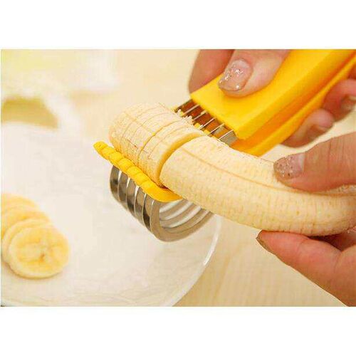 Kitchen practical stainless steel banana slicer Ham fruit sl