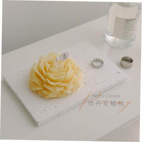 Peony Flower Scented Candles Home Decoration Wedding1
