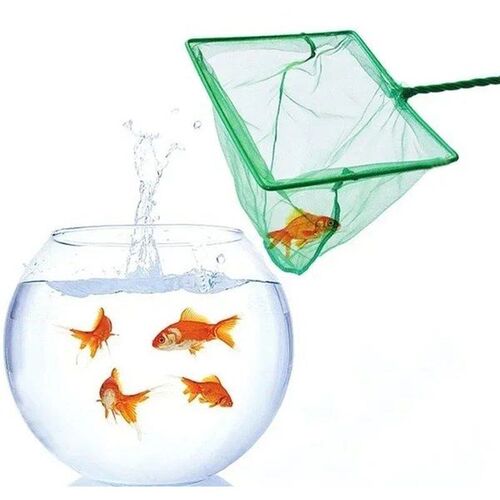 Long Handle Square Aquarium Fishing Net Landing Net for Fish