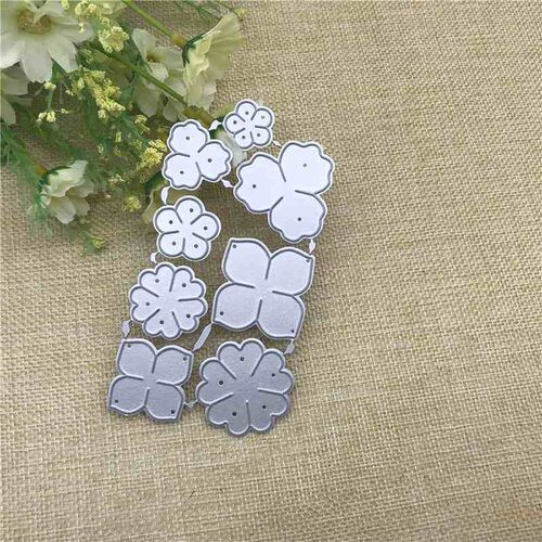 Flowers metal cutting dies cut die mold Christmas flower lea