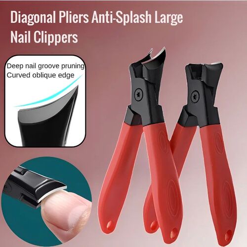 Diagonal Pliers Nail Scissors Anti-Splash Large Opening Nail