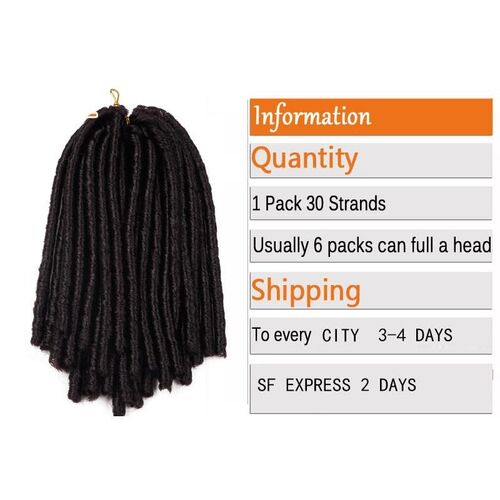 African soft dread locks braid hair crochet braids softdread