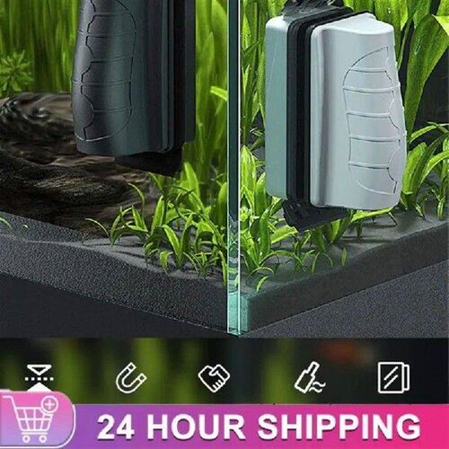 Aquarium cleaning brush, fish tank magnetic brush, glass