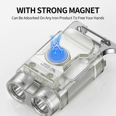 Mini portable work light keychain light outdoor flashlight