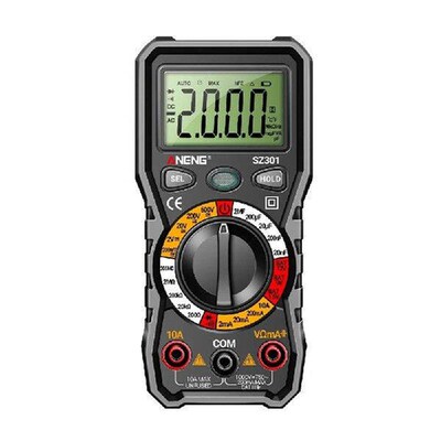 2000 Counts Smart Digital Multimeter Resistance Capacitance