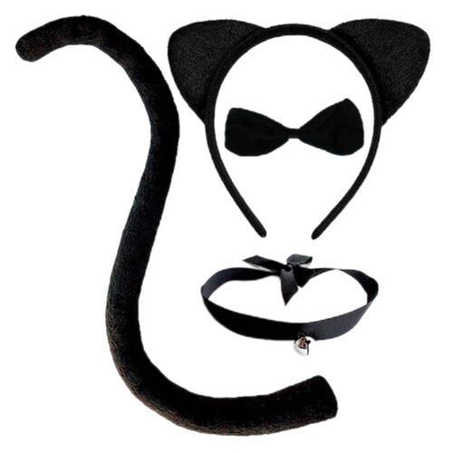 PESENAR  Cat Costume Accessories Cat Ears And Tail Set